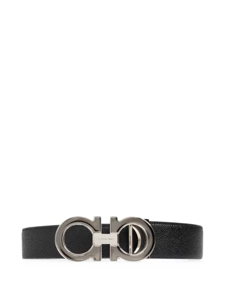 Cu centură reversibil curea Ferragamo negru