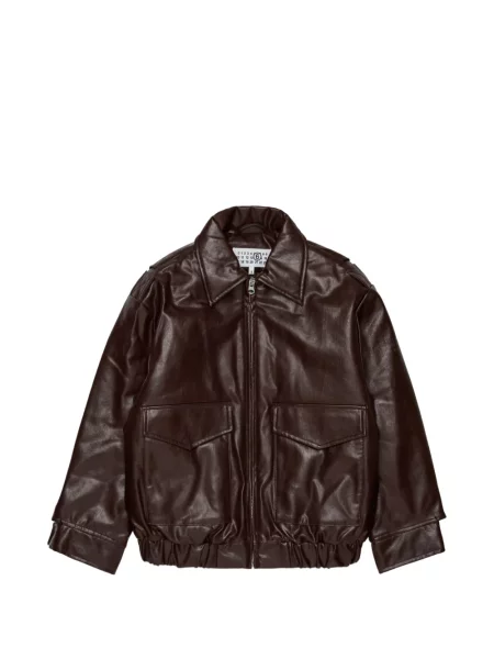 Kurtka dziecięca Mm6 Maison Margiela brązowa