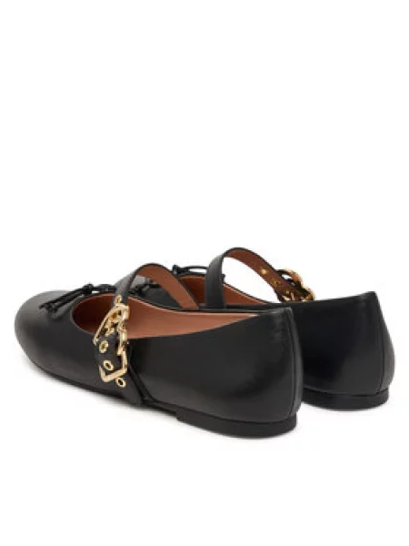 LOVE MOSCHINO Balerina fekete