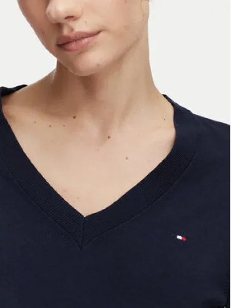 Tommy Hilfiger Megztinis Jersy Wine Tamsiai mėlyna