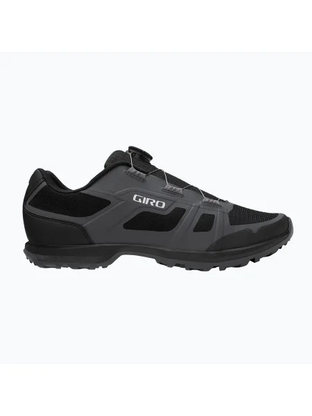 Férfi MTB kerékpáros cipő Giro Gauge Boa sötét árnyék/fekete. Méret: 40 EU fekete