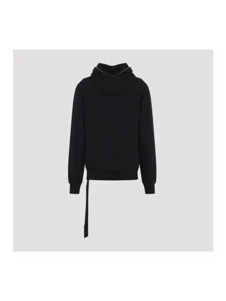 Bluza z kapturem Rick Owens czarna