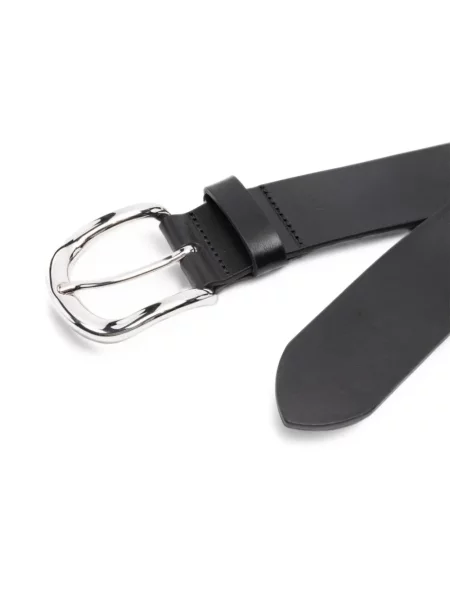 Cu centură curea Isabel Marant din piele negru