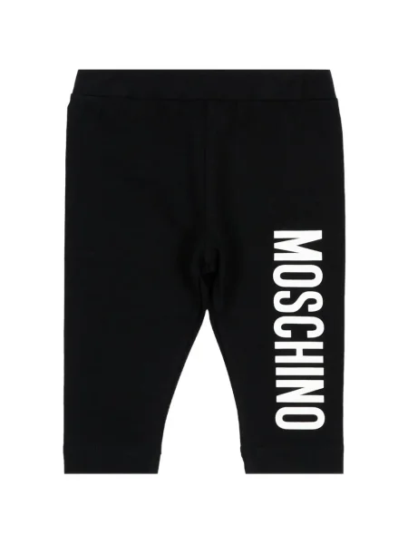 Legginsy dziecięce Moschino czarne