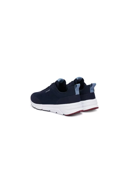 Laisvalaikio batai Tommy Hilfiger Light Knitted Hilfiger Runner Tamsiai mėlyna