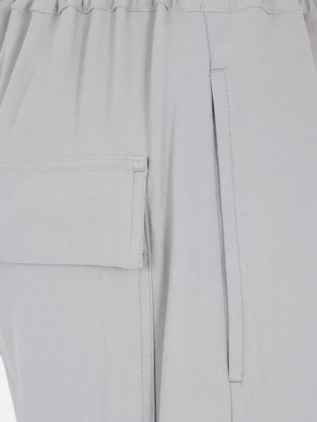Decupat pantaloni Rick Owens cu cordon gri