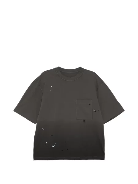 Tricou Croquis cu gradient gri