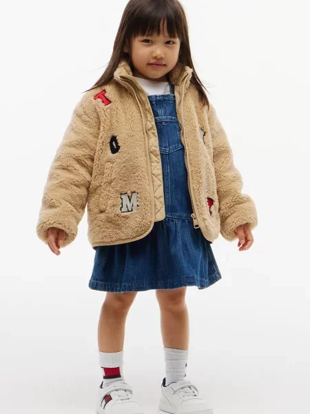 Tommy Hilfiger jachetă pentru copii maro
