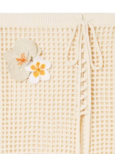 Fustă midi Alanui cu model floral până la genunchi