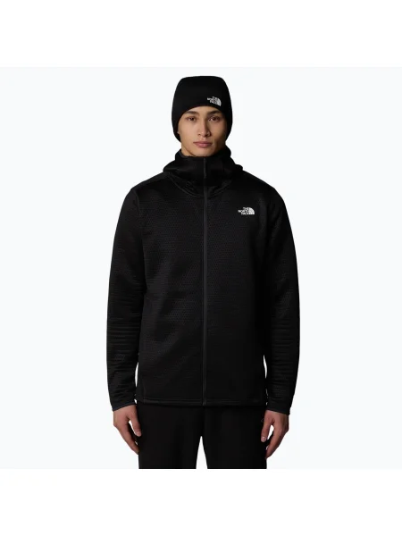 Мъжки трекинг суитшърт The North Face Vertical Thermal FZ Hoodie black черно