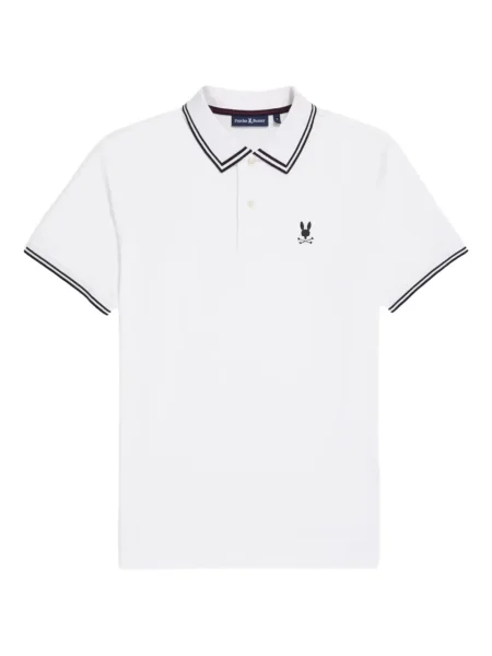 Polo Psycho Bunny alb
