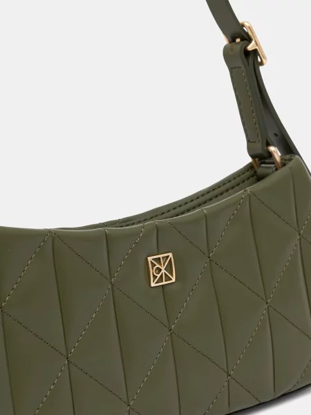 Calvin Klein Táska Quilted Small Shoulder Bag zöld