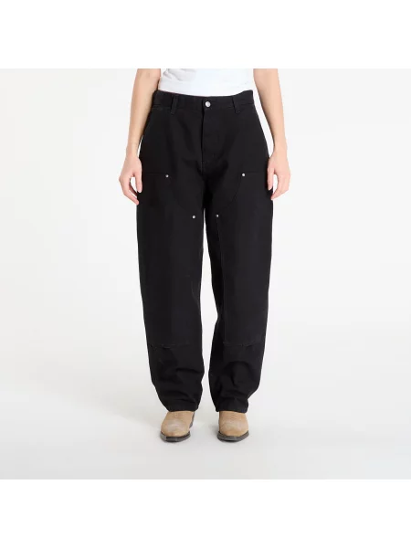 Kalhoty Carhartt WIP W OG Double Knee Pant Black Stone Washed M černé