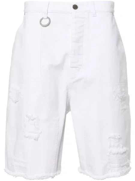 Pantaloni scurți din denim études zdrențuiți