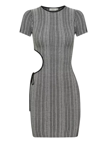 Sável Rochie gri negru