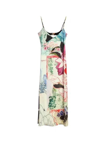 Desigual Rochie bej / albastru / magenta negru