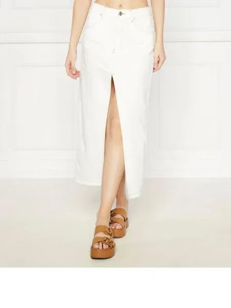 Pinko De blugi fustă RIDERS alb