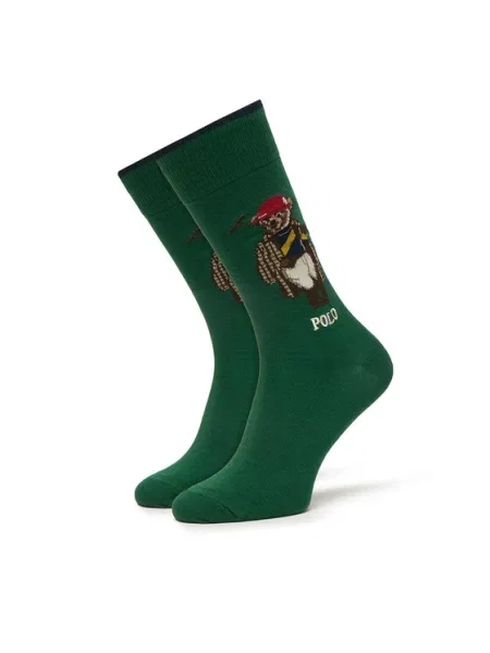 Dlhé ponožky Polo Ralph Lauren zelená