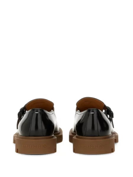 Pantofi Maison Margiela din piele cu cataramă negru
