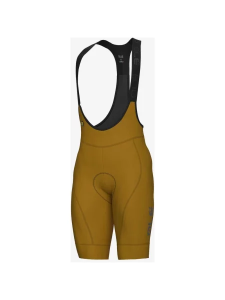 Spodenki rowerowe Alé PR.E Magic Colour brązowo-czarne S czarne