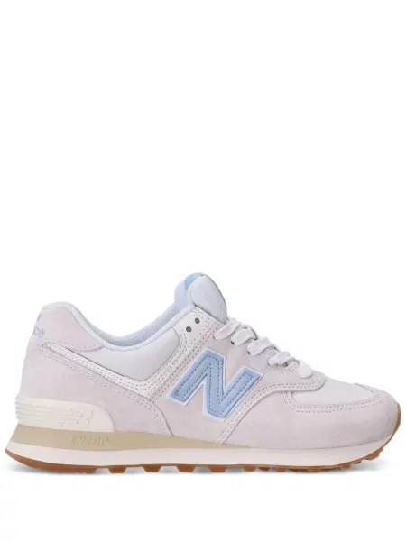 Kožne tenisice New Balance 574 ružičasta