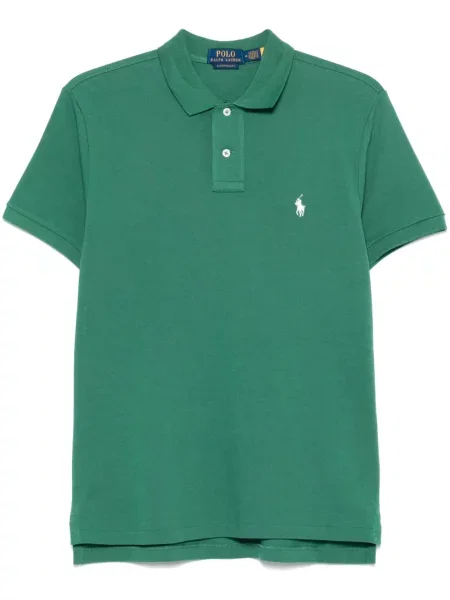 Поло тениска Polo Ralph Lauren бродирана синьо