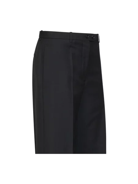 Spodnie Jil Sander wełniane czarne