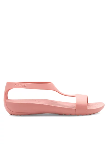 Босоножки Crocs розовые