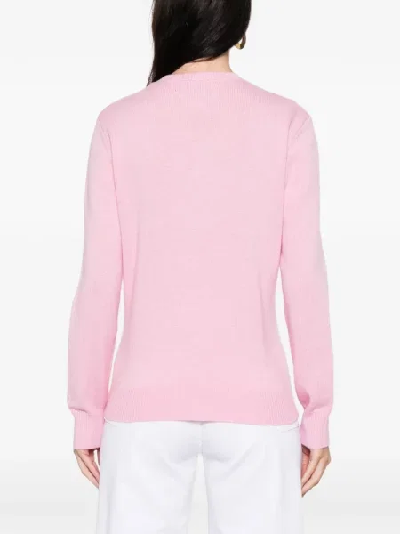 Pulover Mc2 Saint Barth cu broderie roz