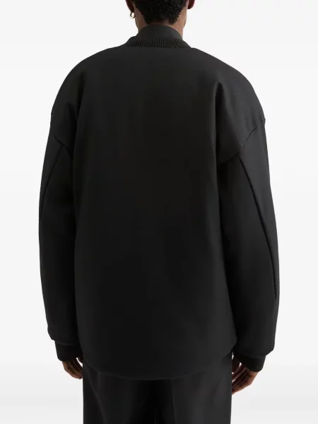 Geacă bomber Jil Sander de lână negru