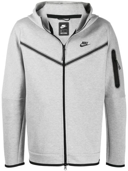 Hanorac cu glugă Nike cu imagine gri
