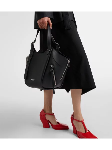 Geantă shopper Loewe din piele negru