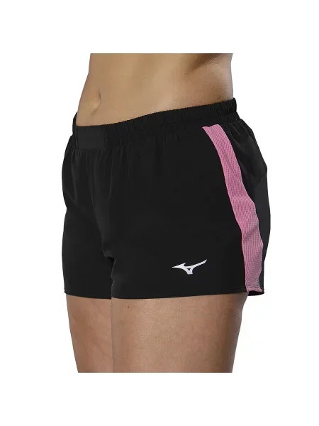 Bežecké šortky Mizuno Aero black/wild orchid čierna