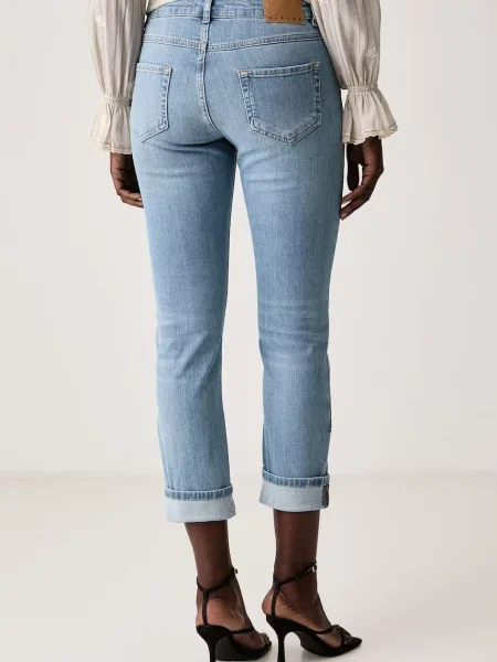 Sisley jeansy regular niebieskie