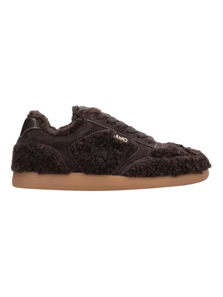 Sneakersy Liu Jo skórzane brązowe