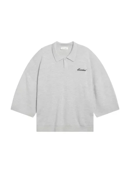 Koszulka polo Fear Of God wełniana szara