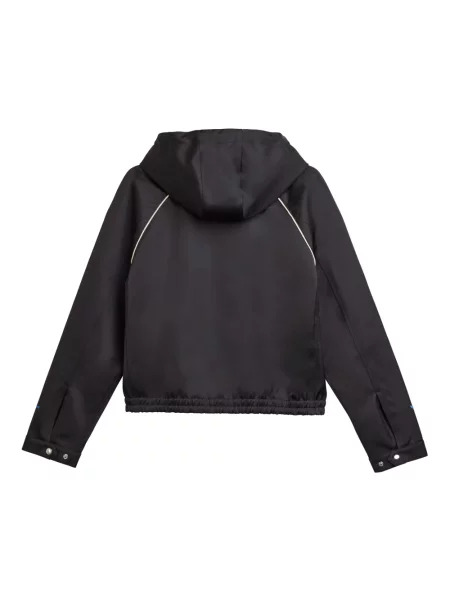 Adidas Originals kurtka x Wales Bonner W Satin przejściowa czarny