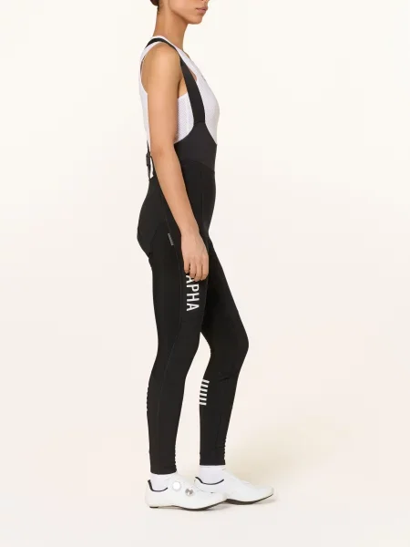 Rapha Spodnie Rowerowe Pro Team Winter Iii Z Ramiączkami I Wyściełaną Wkładką schwarz czarne