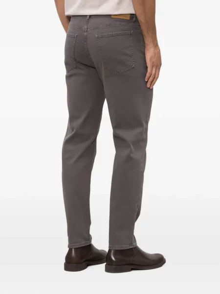 Pantaloni Brunello Cucinelli cu 5 buzunare gri