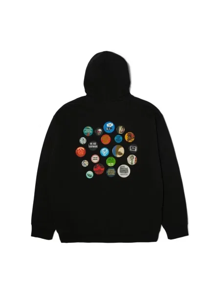 Bluza z kapturem Huf czarna