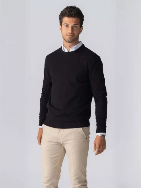 TEESHOPPEN Svetr Pullover černá