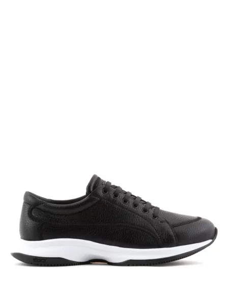Sneakerși Giorgio Armani din piele negru