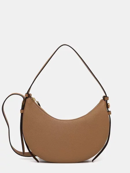 Torebka skórzana Tory Burch skórzana beżowa