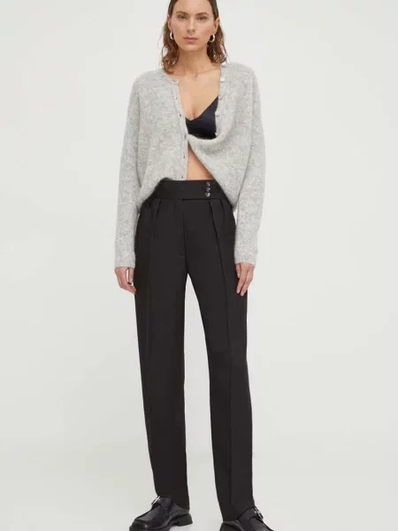 Kamizelka American Vintage wełniana retro szara