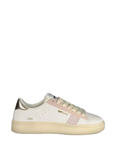 Sneakerși Gas cu imagine alb