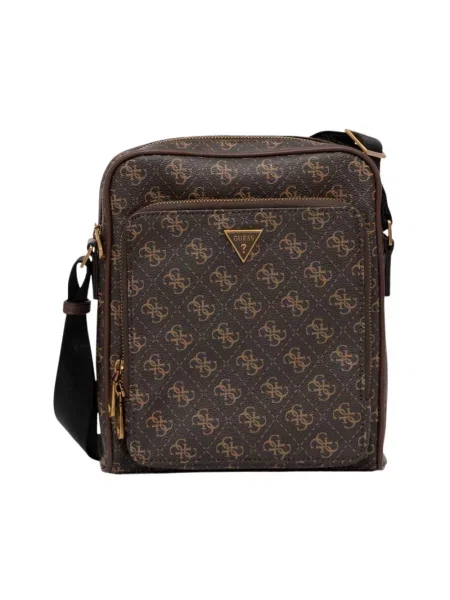 Guess saszetka MILANO HMMILO brązowy