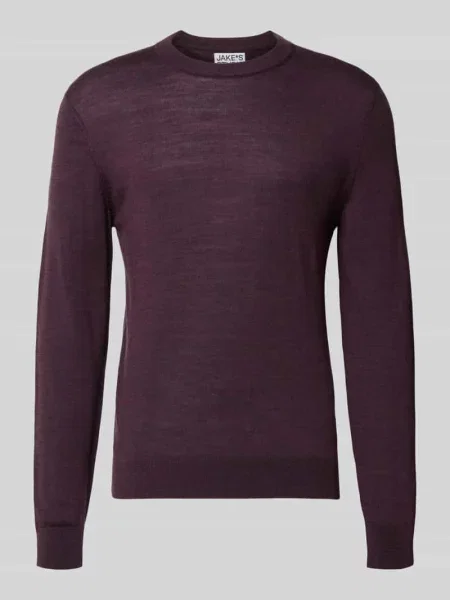 Sweter w kroju regular fit z czystej wełny Jake*s Studio Men