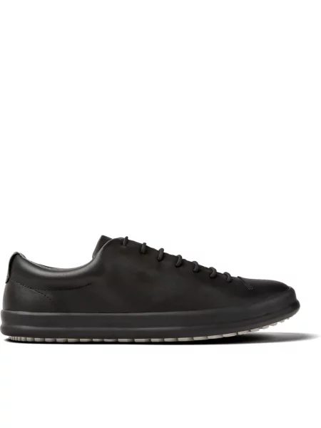 Sneakersy Camper sznurowane skórzane czarne