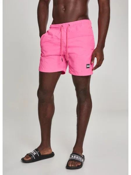 Slip de baie Urban Classics roz