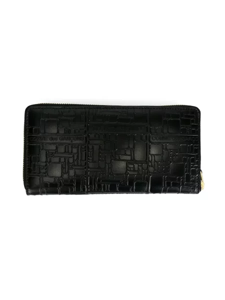 Portofel Comme Des Garçons Wallet din piele negru